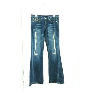 True Religion Distressed Blue Jean